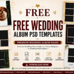 FREE Wedding Album PSD Templates